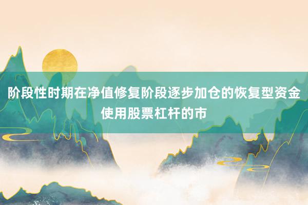 阶段性时期在净值修复阶段逐步加仓的恢复型资金使用股票杠杆的市